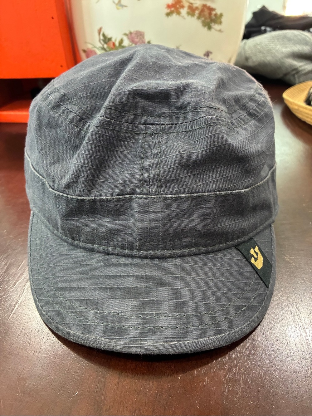 Goorin Bros Gray Five-Panel Cap with Subtle Patch